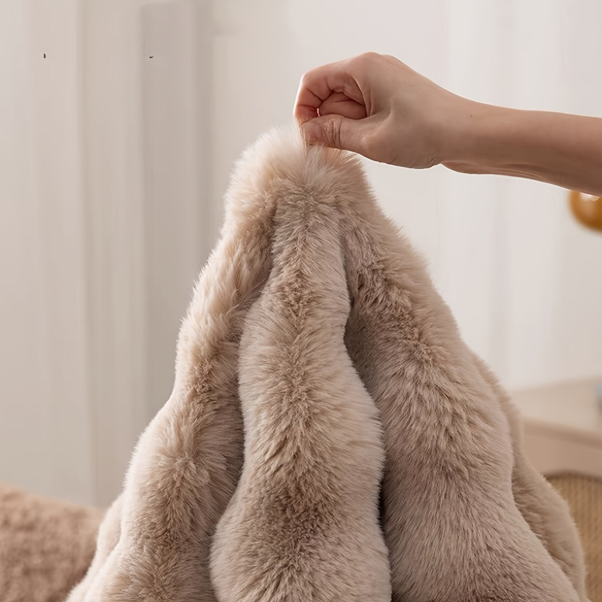 Cloud Comfort Okrągły dywan z bąbelkami – pluszowy, ultra miękki, puszysty
