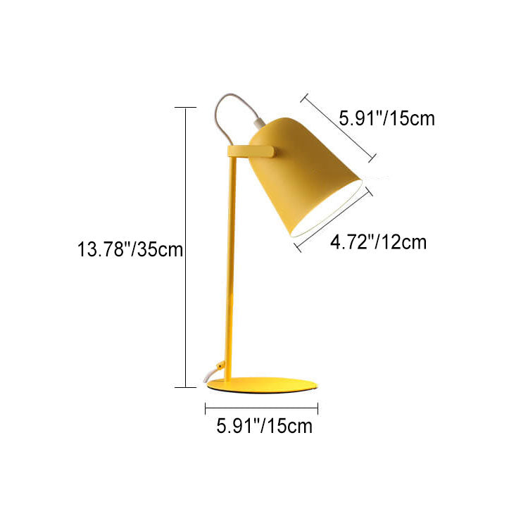 Nordic Metal LED Lampa biurkowa — eleganckie, minimalistyczne światło do czytania i nauki