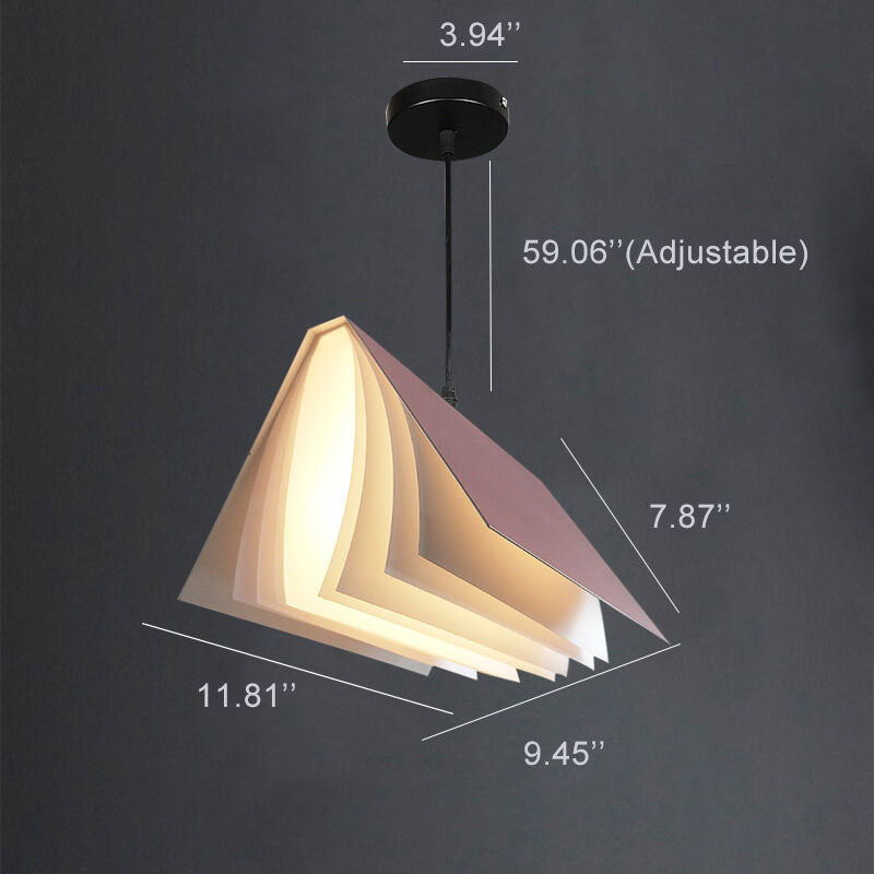 Latająca książka – nowoczesna lampa wisząca inspirowana książkami
