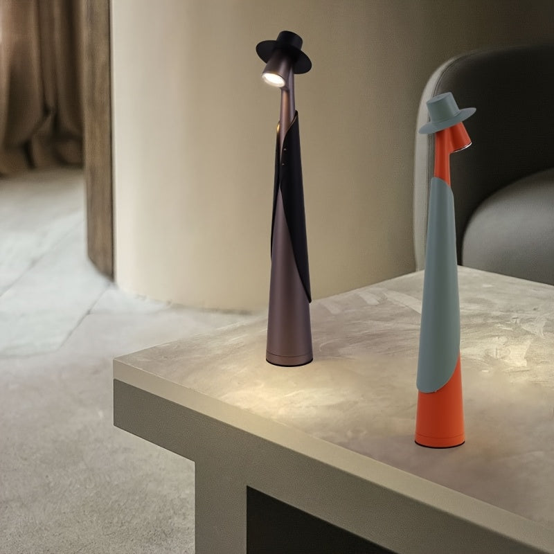 Elegancka, ładowalna lampka LED na czapkę z innowacyjną dotykowo aktywowaną lampą biurkową