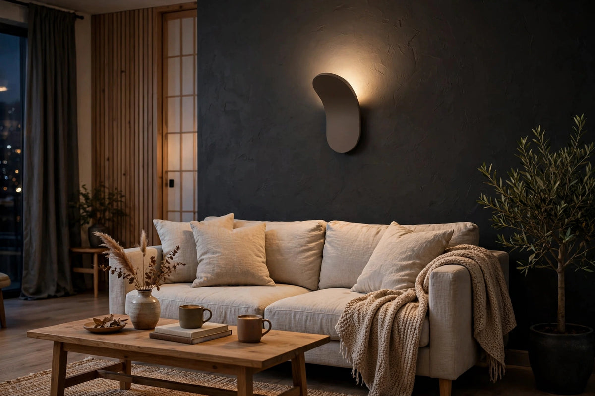 Kinkiet Skandynawski Nowoczesny – Lampa Ścienna LED do Salonu i Sypialni, Design Minimalistyczny | Lampovo