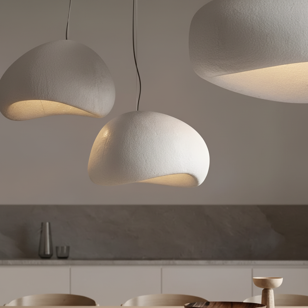 Zenith Glow – Żyrandol LED, Nowoczesna Lampa Wisząca do Salonu i Jadalni, Styl Skandynawski | Lampovo