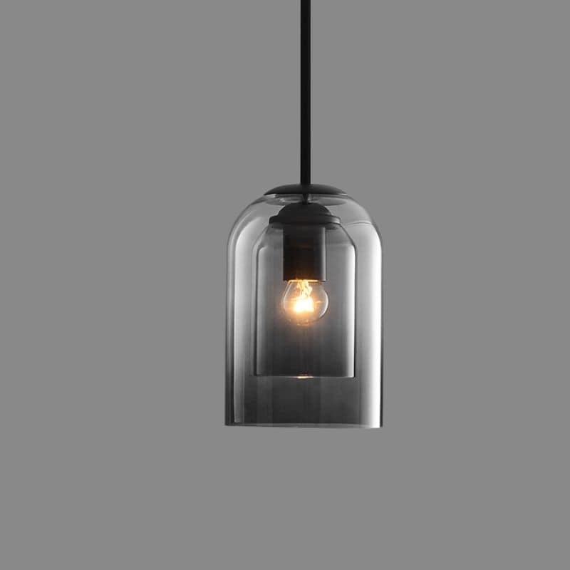 Elegancka szklana lampa wisząca - nowoczesna skandynawska lampa wisząca