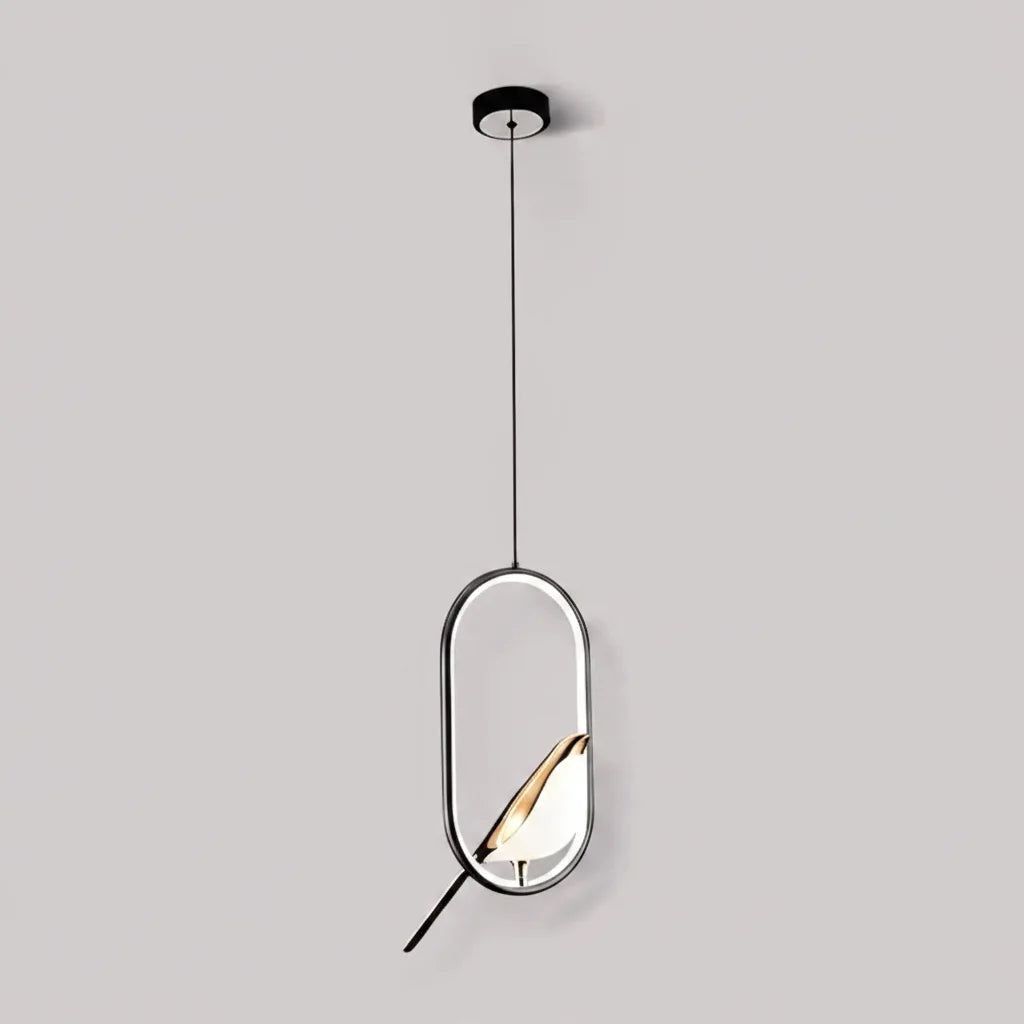 Lampa wisząca Sroka – skandynawski design LED inspirowany ptakami