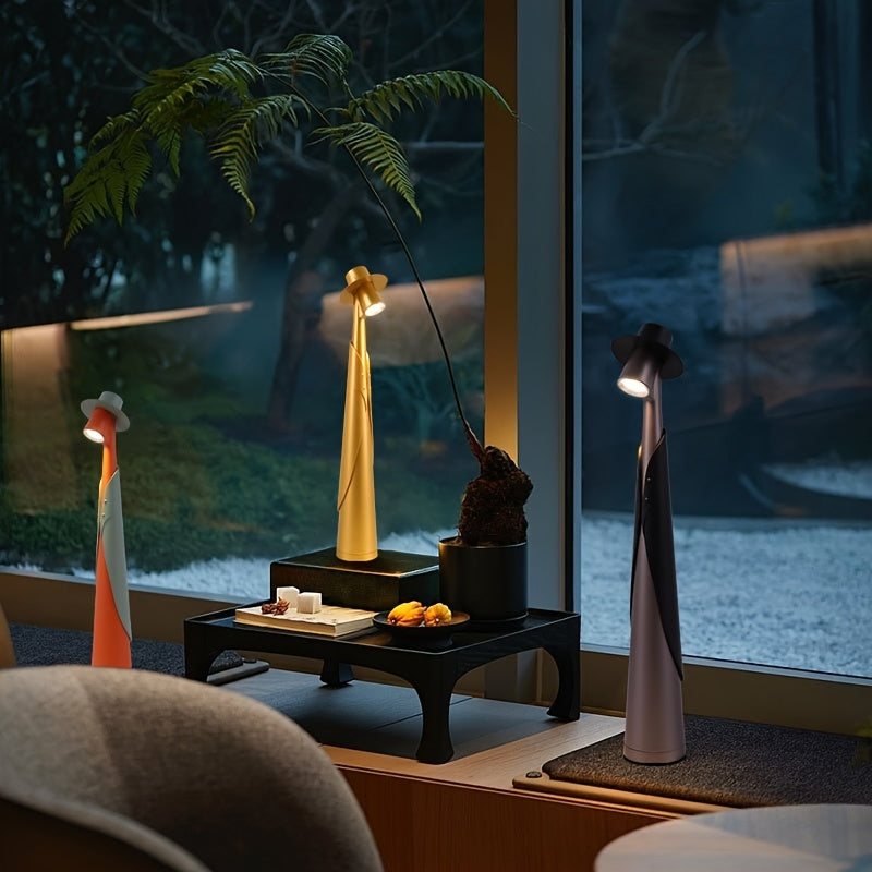 Elegancka, ładowalna lampka LED na czapkę z innowacyjną dotykowo aktywowaną lampą biurkową