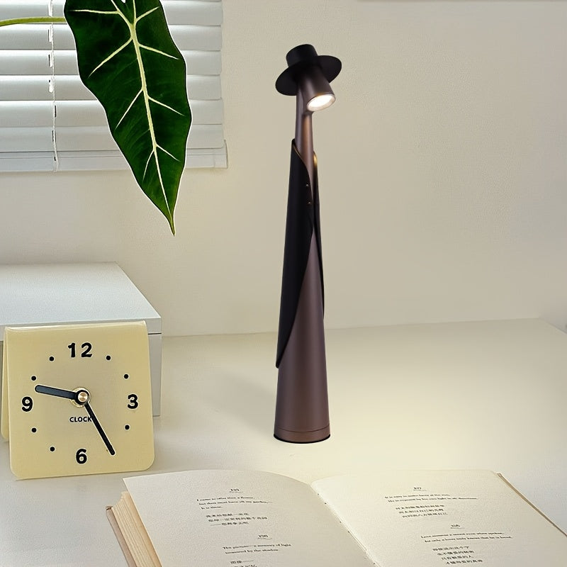 Elegancka, ładowalna lampka LED na czapkę z innowacyjną dotykowo aktywowaną lampą biurkową
